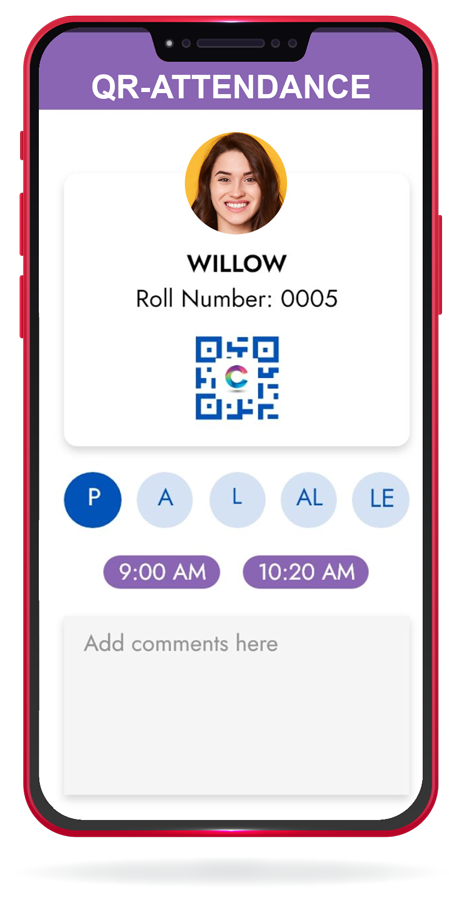 Pioneering QR Attendance Tracking System Feature